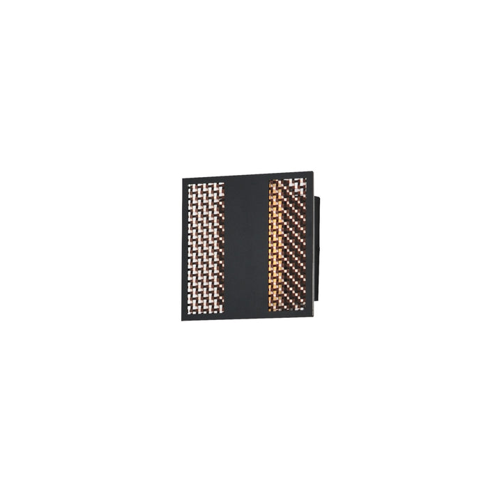 ET2 E30290-ACPBK LED Outdoor Wall Sconce, Black/Aged Copper