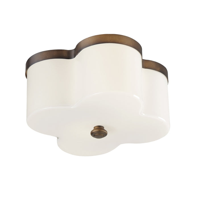 Maxim 12240WTANB Two Light Flush Mount, Antique Bronze