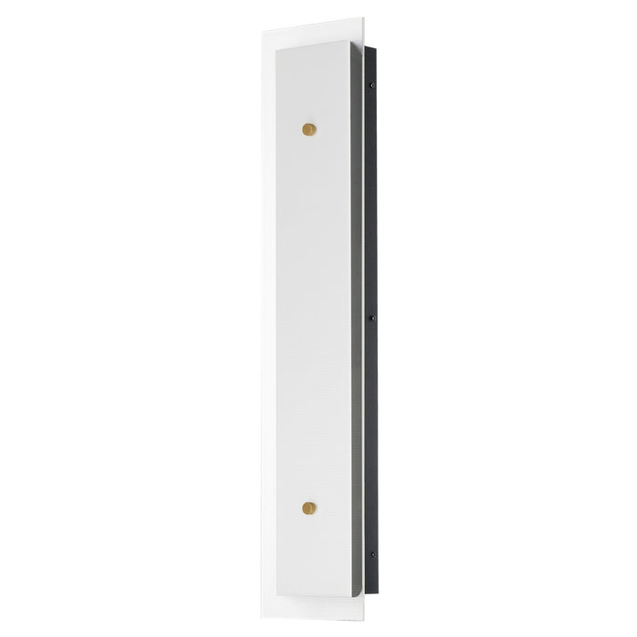 Maxim 21193CRBKNAB LED Wall Sconce, Black / Natural Aged Brass