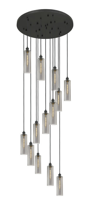Innovations 132BK-B-13P-BK-G434-12SM 13 Light Pendant, Matte Black