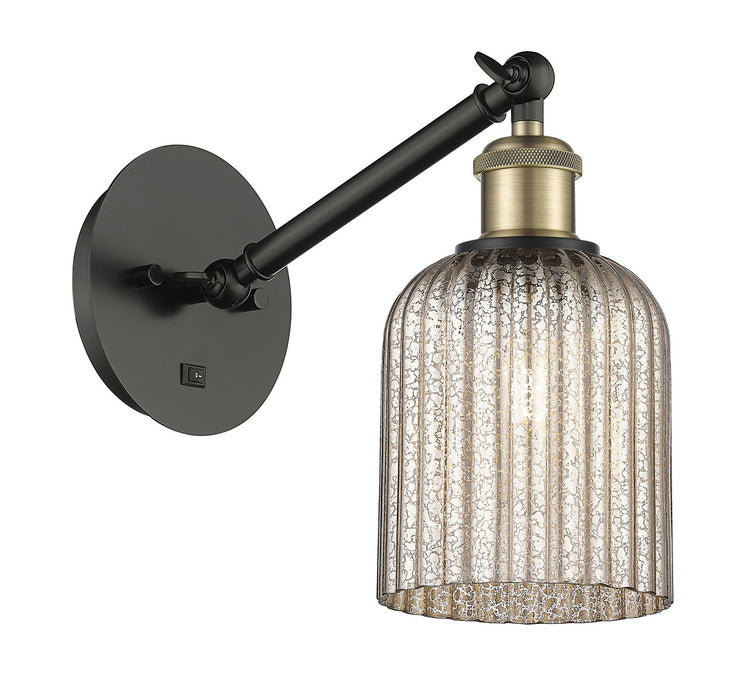 Innovations 317-1W-BAB-G559-5ME One Light Wall Sconce, Black Antique Brass