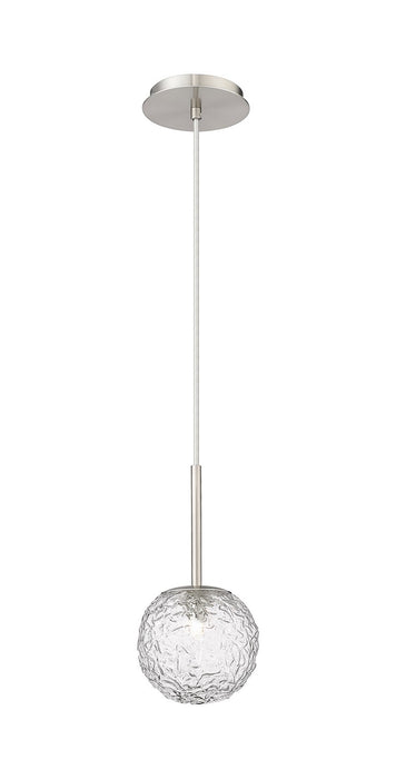 Innovations 320-1P-SN-G320-6CL-SN One Light Mini Pendant, Brushed Satin Nickel
