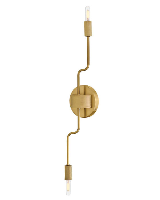 Lark 83632LCB LED Wall Sconce, Lacquered Brass
