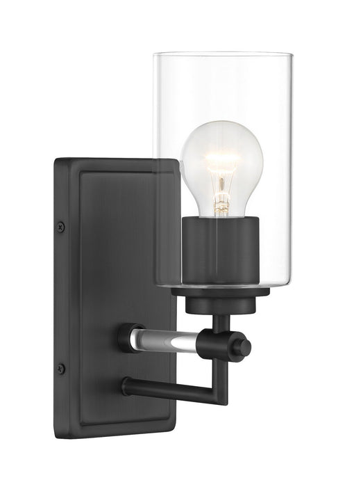 Minka-Lavery 2641-66A One Light Bath Vanity, Coal