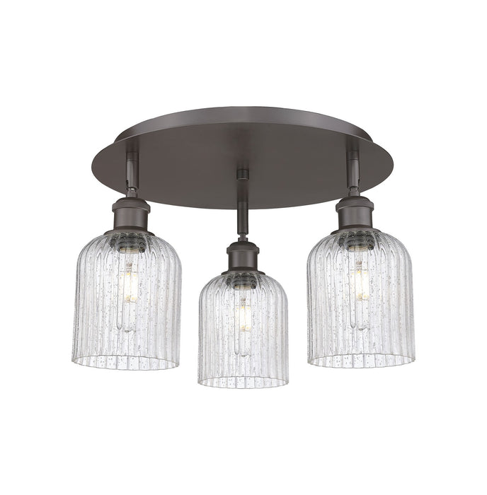 Innovations 516-3C-OB-G559-5SDY Three Light Flush Mount, Oil Rubbed Bronze