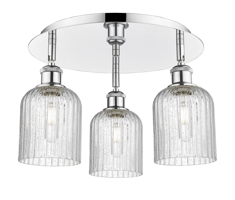 Innovations 516-3C-PC-G559-5SDY Three Light Flush Mount, Polished Chrome