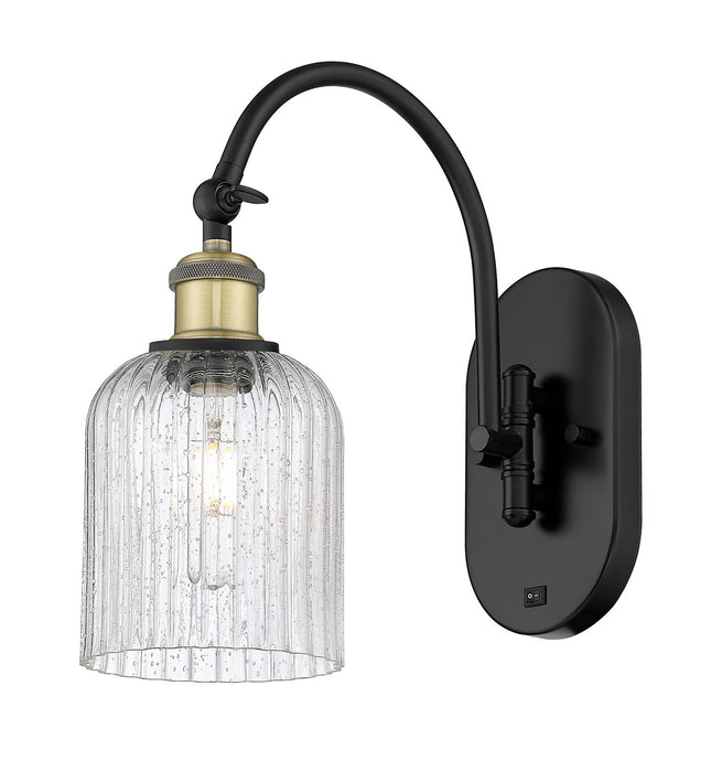 Innovations 518-1W-BAB-G559-5SDY One Light Wall Sconce, Black Antique Brass