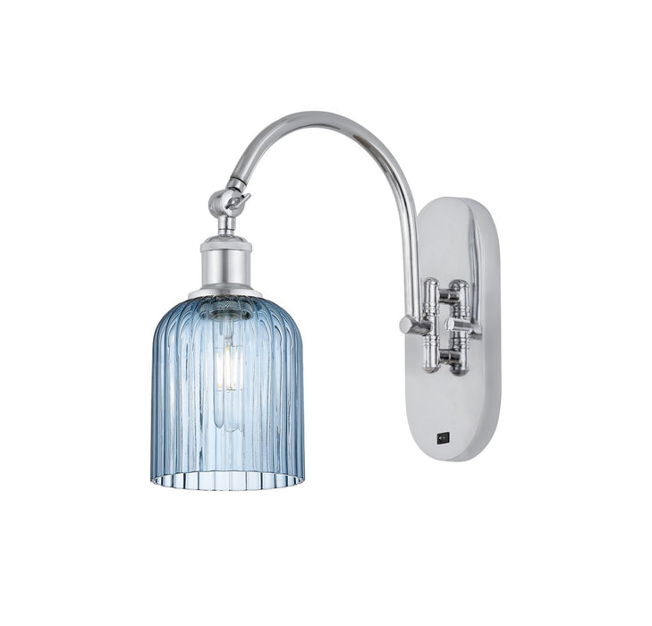 Innovations 518-1W-PC-G559-5BL One Light Wall Sconce, Polished Chrome