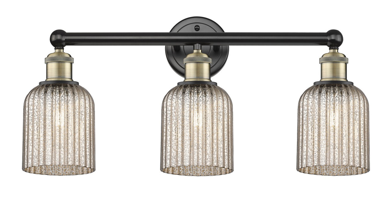 Innovations 616-3W-BAB-G559-5ME Three Light Bath Vanity, Black Antique Brass