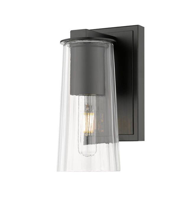 Z-Lite 826-1S-MB One Light Wall Sconce, Matte Black