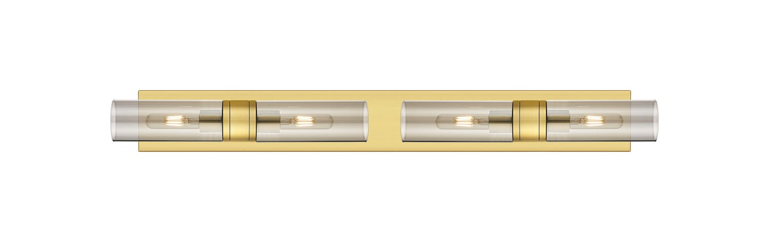 Innovations 617S-4W-SG-G617-8SM Four Light Bath Vanity, Satin Gold