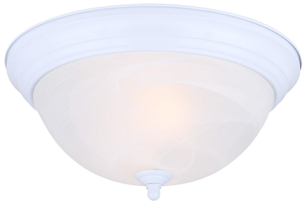 Canarm IFM41311 One Light Flush Mount, White