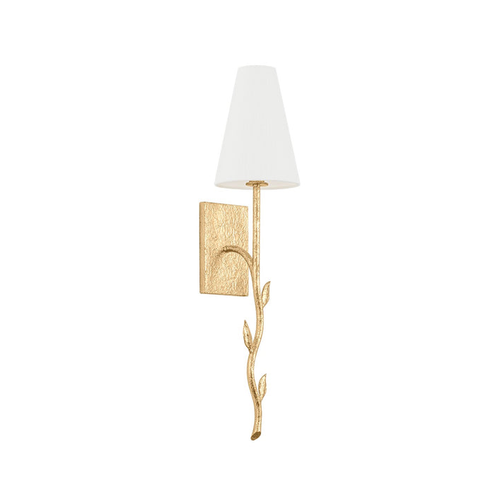 Troy Lighting B1925-VGL One Light Wall Sconce, Vintage Gold Leaf