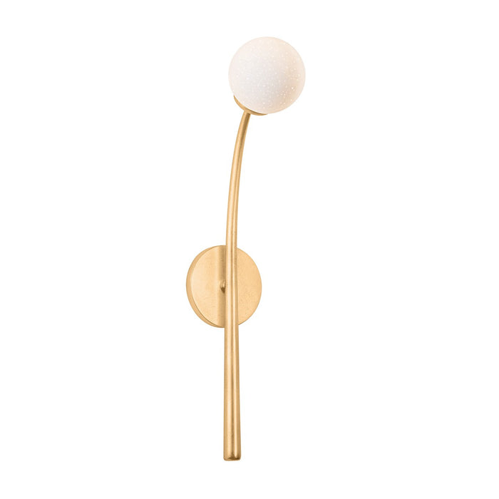 Troy Lighting B2624-VGL One Light Wall Sconce, Vintage Gold Leaf