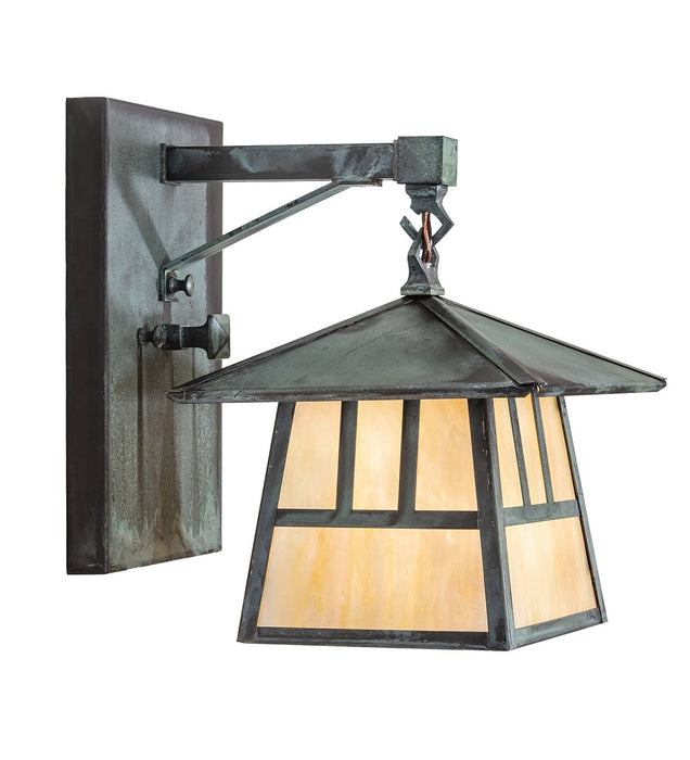 Meyda Tiffany 92836 One Light Wall Sconce, Craftsman Verdigris