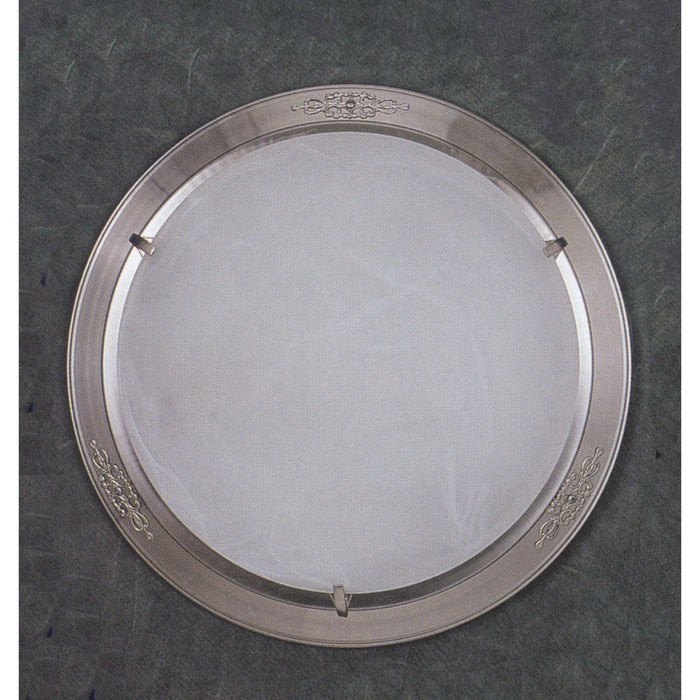 ELK Home 28057 Three Light Flush Mount, Satin Pewter