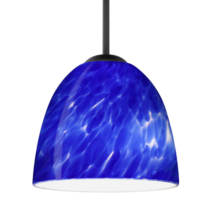 Besa 1BC-757286-MED-BK One Light Pendant, Black