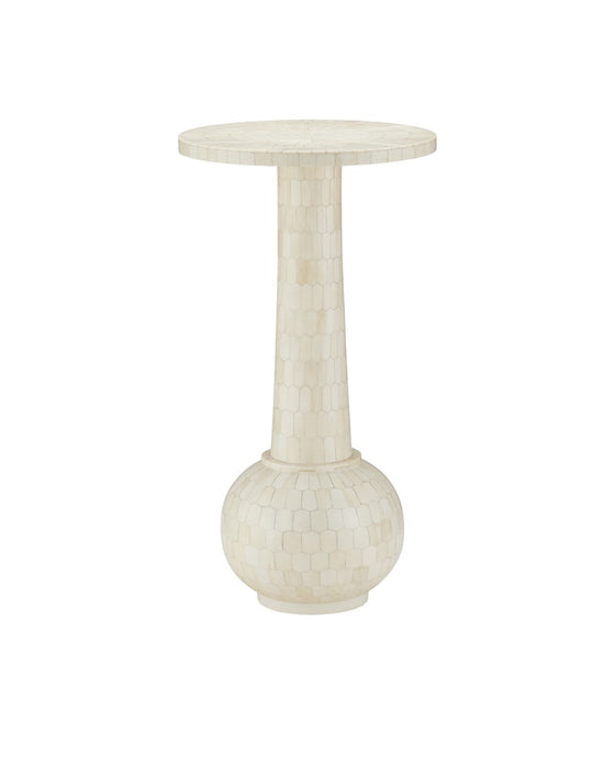 Currey and Company 3000-0307 Drinks Table, Off-White