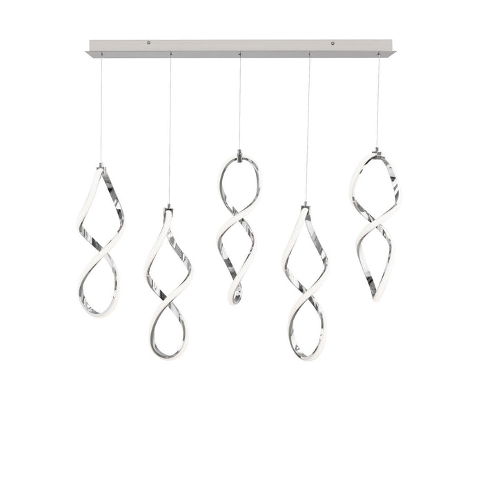 W.A.C. Lighting PD-47805L-CH LED Chandelier, Chrome