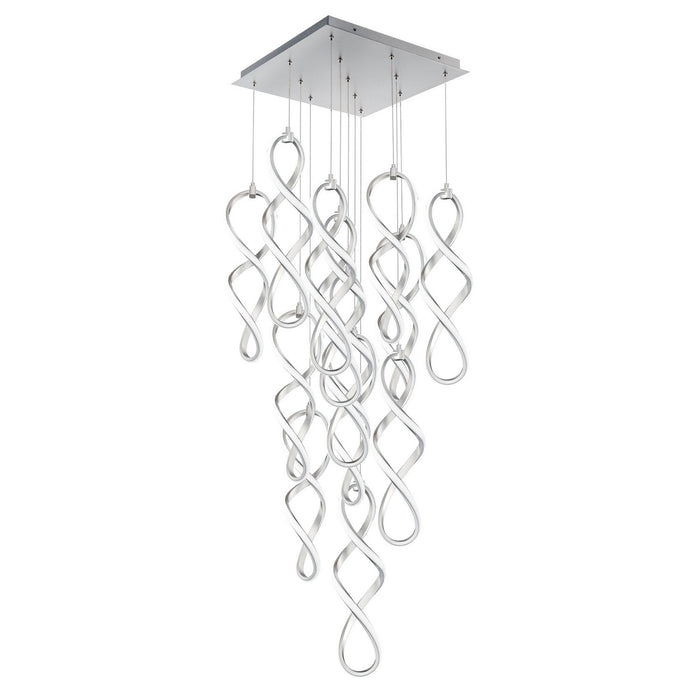 W.A.C. Lighting PD-47813S-CH LED Chandelier, Chrome