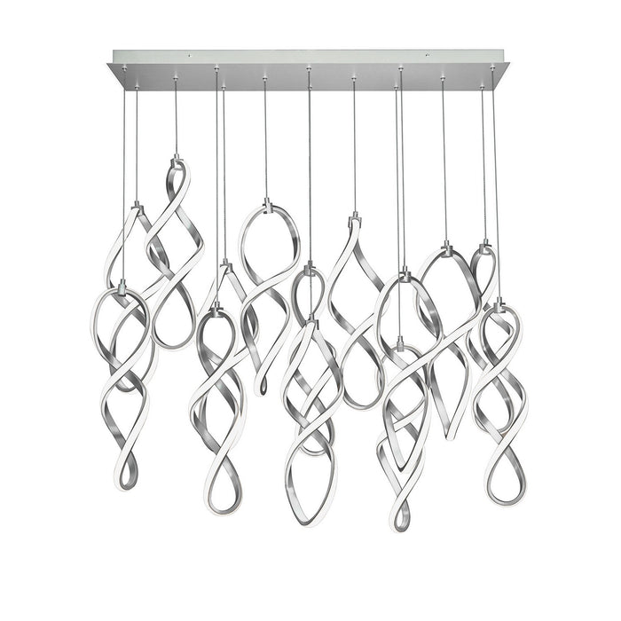 W.A.C. Lighting PD-47814L-CH LED Chandelier, Chrome