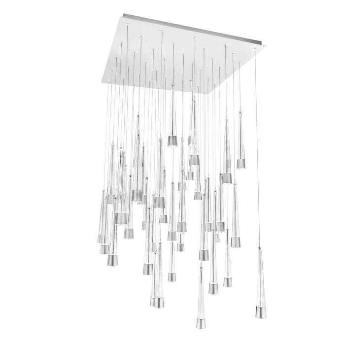 W.A.C. Lighting PD-59441S-CH LED Chandelier, Chrome