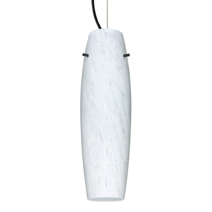 Besa 1KX-489719-LED-BK LED Pendant, Black
