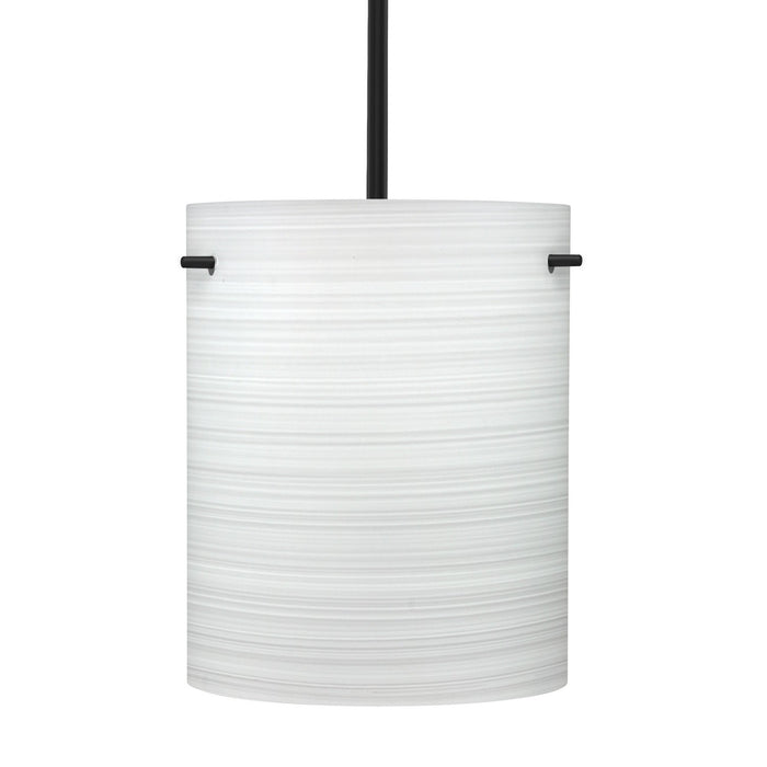 Besa 1TT-4006KR-BK One Light Pendant, Black