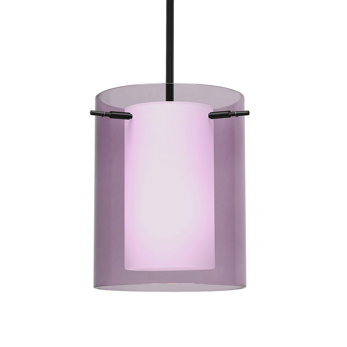 Besa 1TT-A00607-BK One Light Pendant, Black