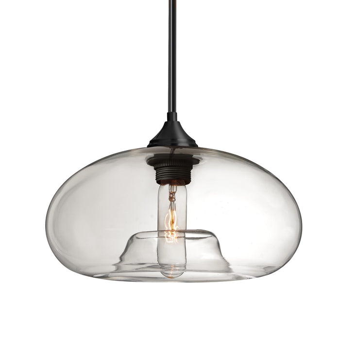 Besa 1TT-BANACL-BK One Light Pendant, Black