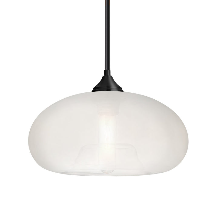 Besa 1TT-BANAFR-BK One Light Pendant, Black