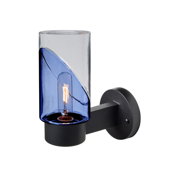 Besa BLINKBL-WALL-EDIL-BK Outdoor Wall Sconce, Black