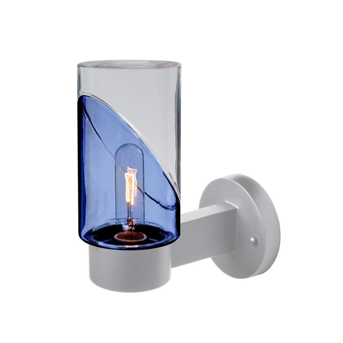 Besa BLINKBL-WALL-SL Outdoor Wall Sconce, Silver