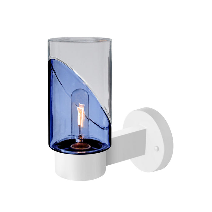 Besa BLINKBL-WALL-WH Outdoor Wall Sconce, White