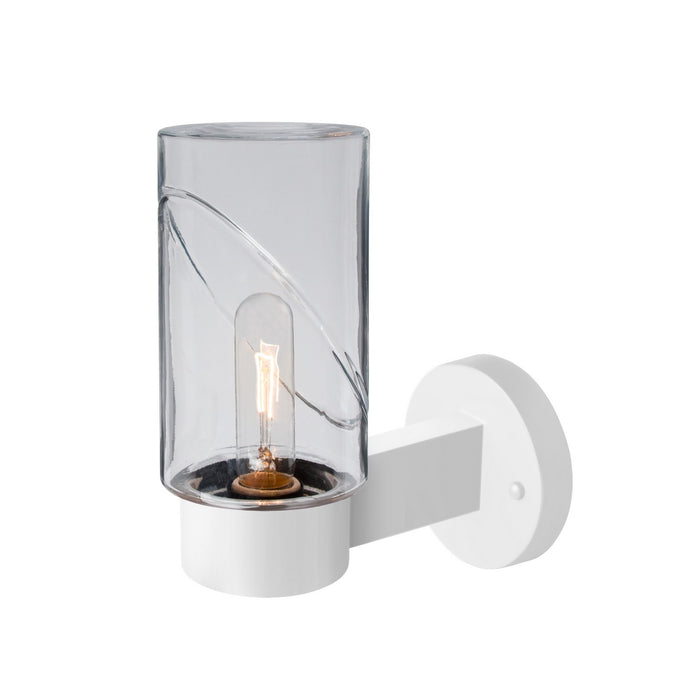 Besa BLINKCL-WALL-WH Outdoor Wall Sconce, White