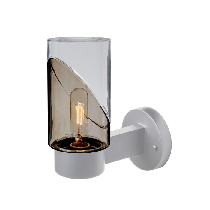 Besa BLINKSM-WALL-SL Outdoor Wall Sconce, Silver