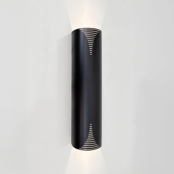Besa EDGE24-LED-BK Wall Sconce, Black