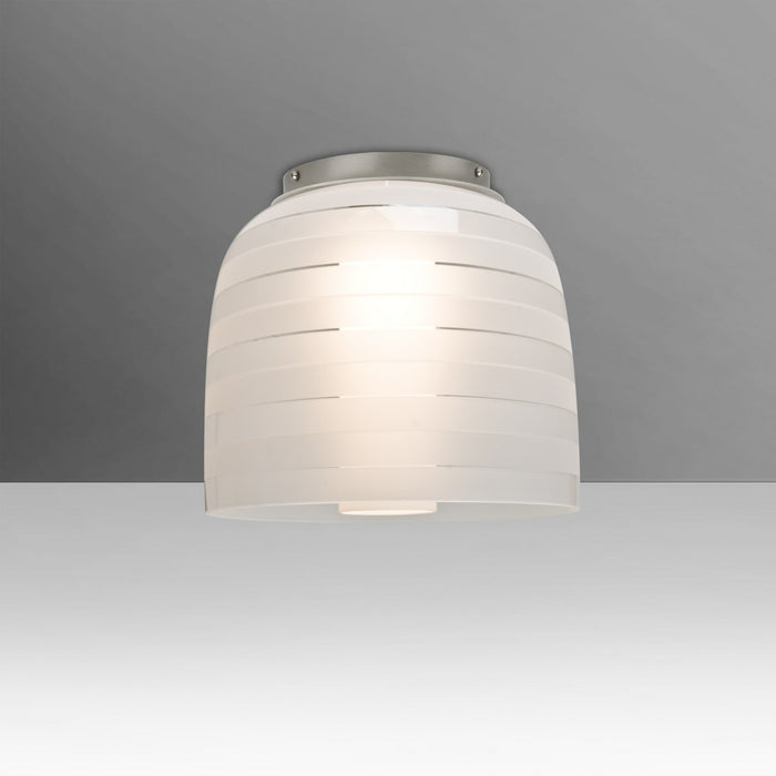 Besa MITZI7FRC-SN Ceiling Mount, Satin Nickel