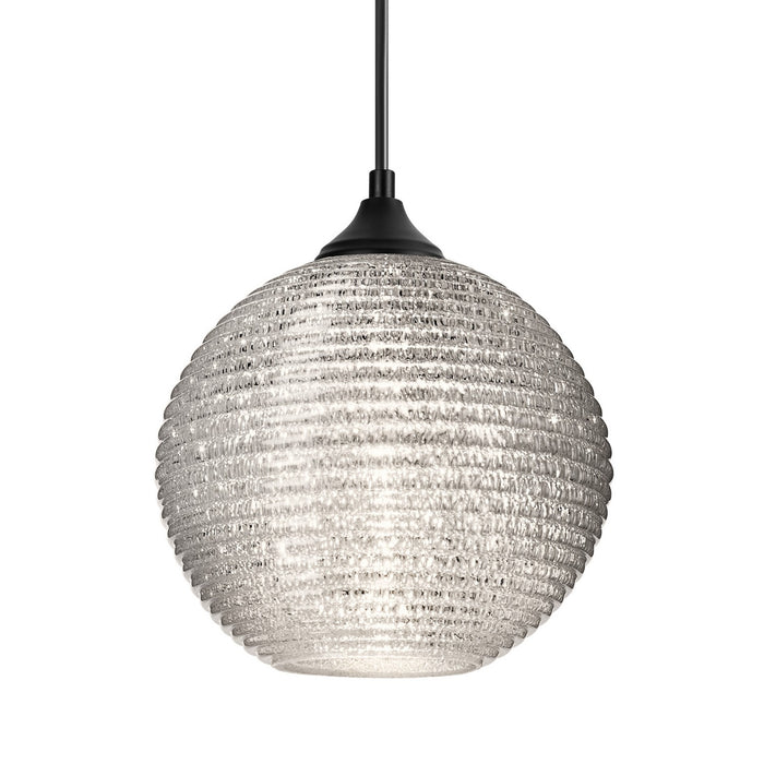 Besa OP-4616GL-LED-BK Pendant, Black