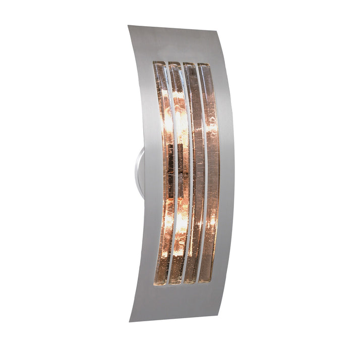 Besa SAIL17SM-EDIL-SL Wall Sconce, Silver