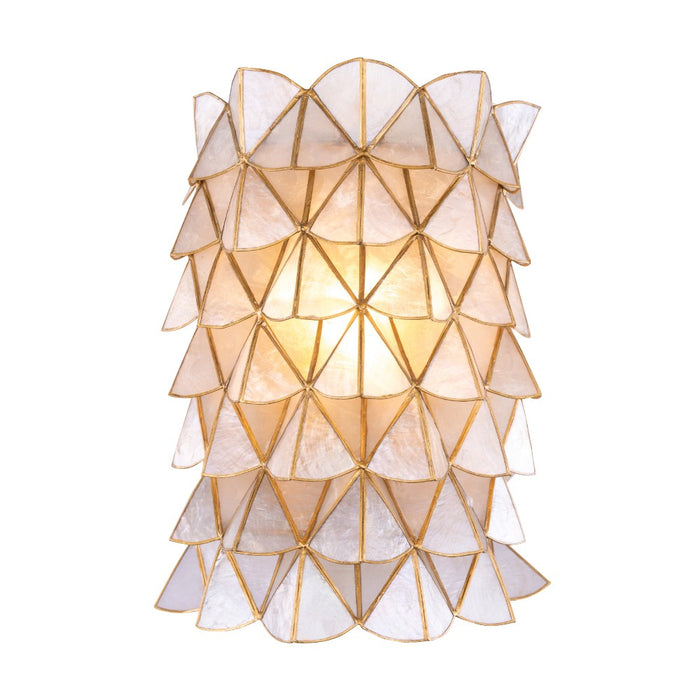Kalco 520021OL One Light Wall Sconce, Oxidized Gold Leaf