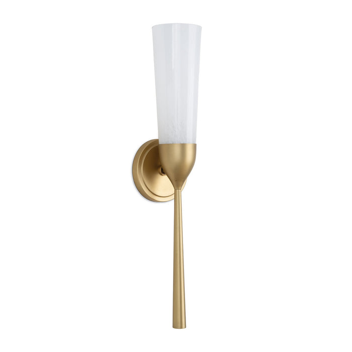 Regina Andrew 15-1246 One Light Wall Sconce, Natural Brass