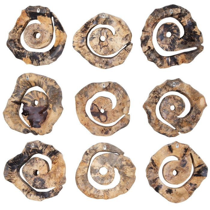 Uttermost 04381 Wall Decor Set/9, Natural
