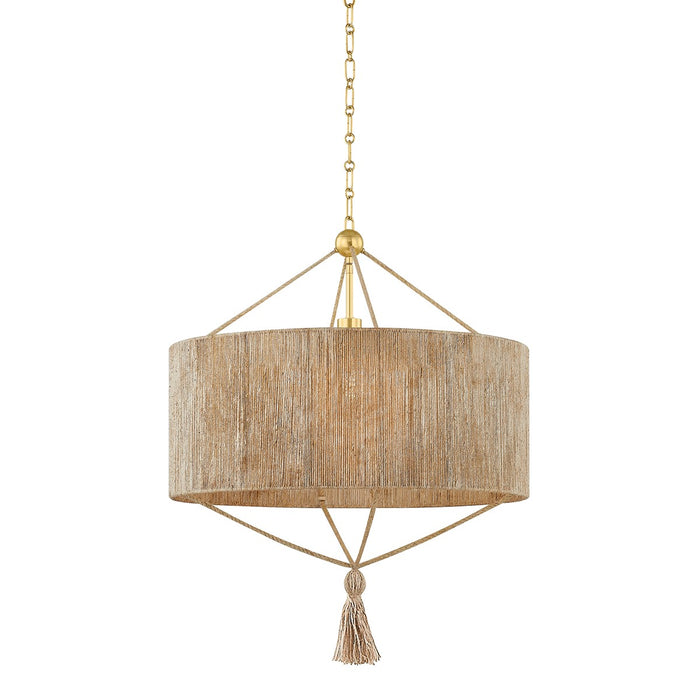 Mitzi H1036701L-AGB One Light Pendant, Aged Brass