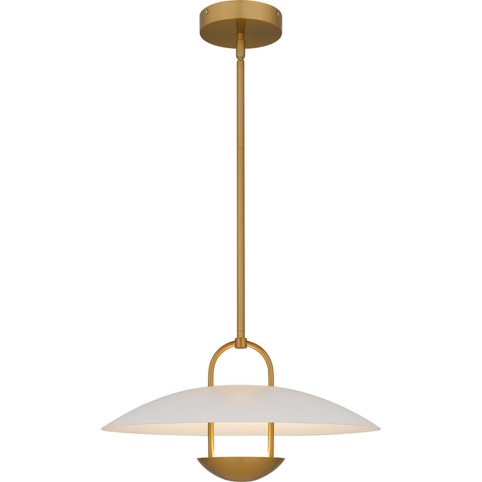 Quoizel BIN2818BRG LED Pendant, Brushed Gold
