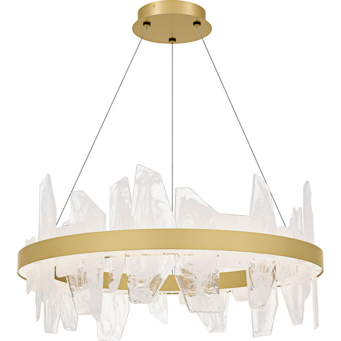 Quoizel PCAUR5030SGD LED Chandelier, Soft Gold
