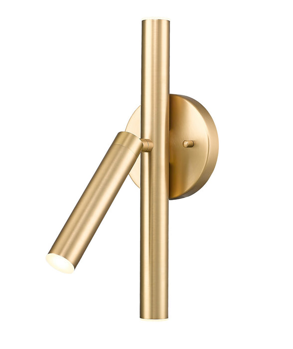 Z-Lite 919-3S-MGLD-LED LED Wall Sconce, Modern Gold