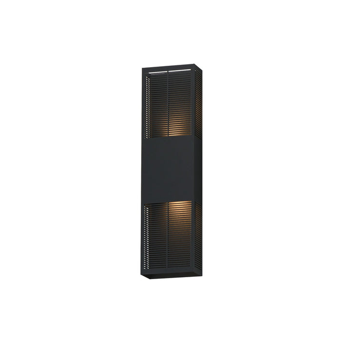 ET2 E30394-BK LED Outdoor Wall Sconce, Black
