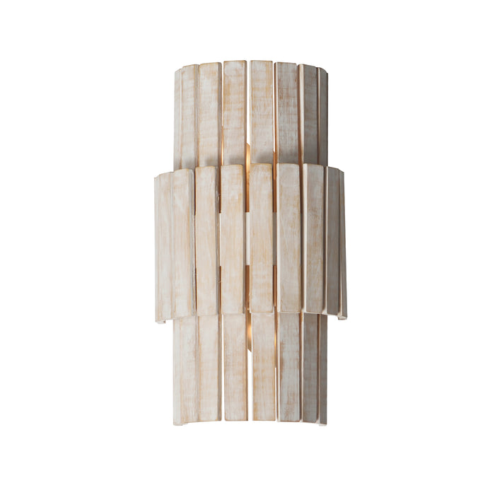 Maxim 14450WWTEC Two Light Wall Sconce, Ecru