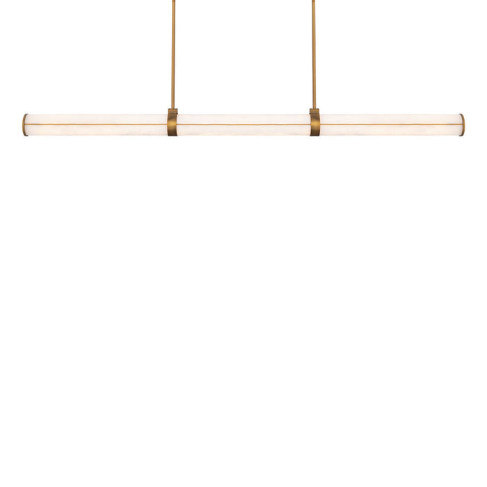Modern Forms PD-56448-AB LED Linear Pendant, Aged Brass